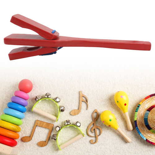 Wood Rhythm Training Kids Orff Clapper Wooden Clapper Percussion 1