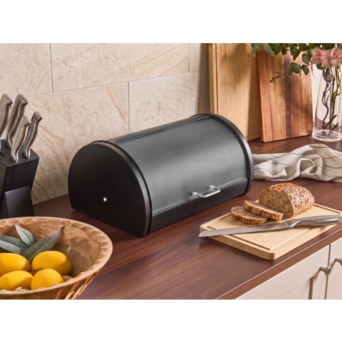 Beliani Bread Bin FRIANDISE Iron Black 1