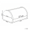 Beliani Bread Bin FRIANDISE Iron Black 3