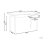Beliani Home Office Desk VITRION 120 cm 60 cm Light Brown/ White 2