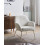 Beliani Armchair JABRO Fabric Off-White 2