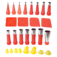 Glues Tool Set Includes 15 Replaceable Nozzles and 8 Bases for