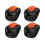 Light weight Compacts Rod Holder Only-Black and orang 4 pack 1