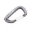 Moschettone grigio 12 KN - Leggero, resistente 5