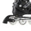 4-in-1 Black LED Inline/Ice Skates, Size M (35-38) 6