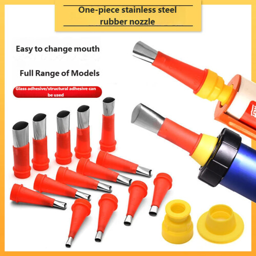 Glues Tool Set Includes 15 Replaceable Nozzles and 8 Bases for 1