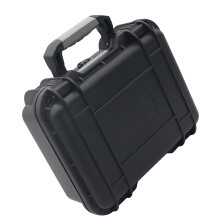 Boîte à outils imperméable et antipoussière d'ABS de haute-Noir