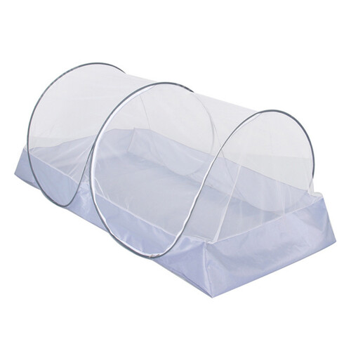 Folding Single Outdoor Camping Mosquitoes Mesh Tent-White