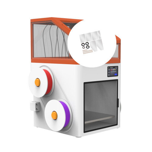Boîtier de couverture supérieur pour imprimante 3D offrant une 2