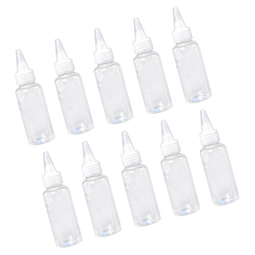 10PCS Multipurpose Model Paint Containers With Clear Scale-50ml