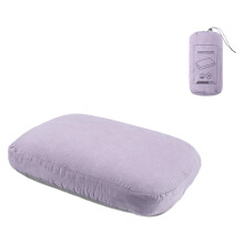 Easy Cleaning Memory Foams Travel Pillow With Removable-Purple