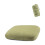 Light Weight Foldable Memory Foams Camping Pillow-Green 1