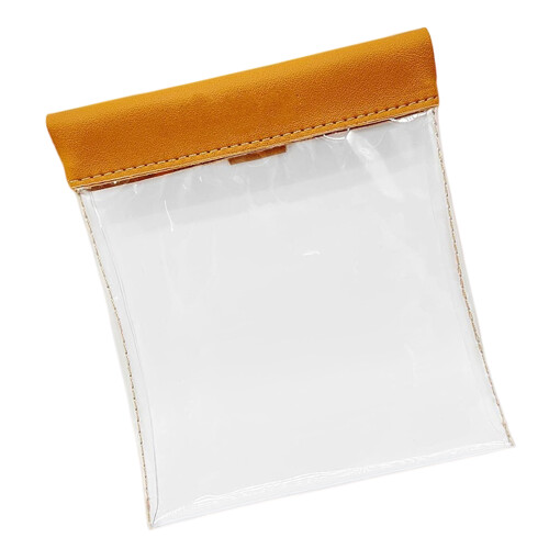 Versatiles Transparents Golf Tees Bag Features PVC Materials