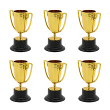 Attractive Prize Trophies Plastic Small Trophies for-Gold