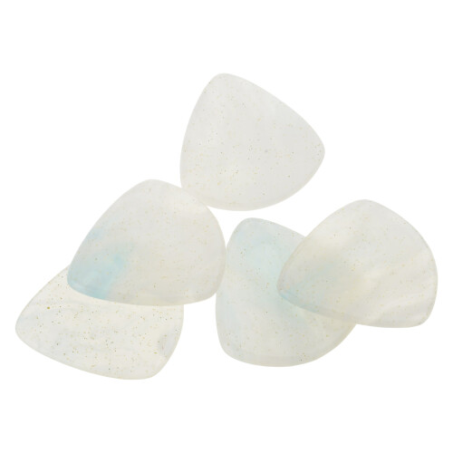 Set of 5 Practical Playing Guitar Picks Decorative Guitar-blue