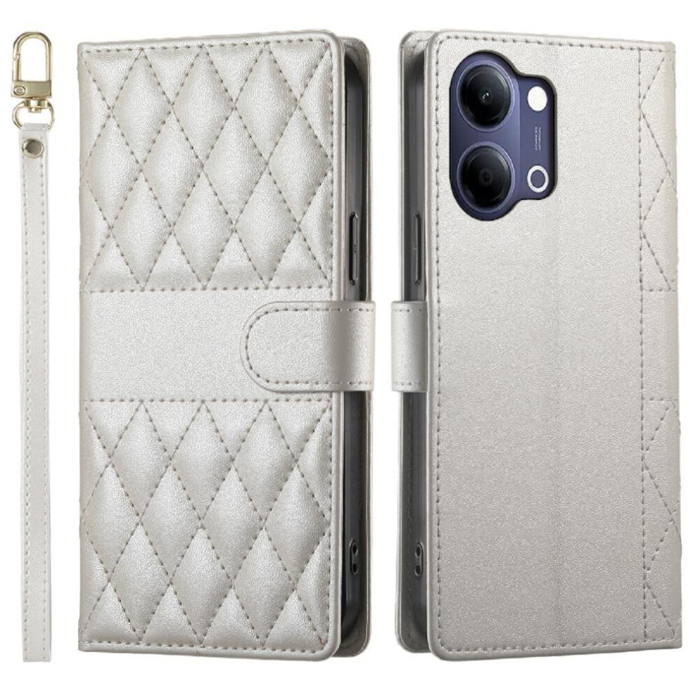 Flip Case For Vivo Y05 Elegant Shockproof Leather Case Dual Straps Wallet 764563386956