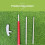 Double Sided Golf Practice Putter Portable 3 Section-Blue 2