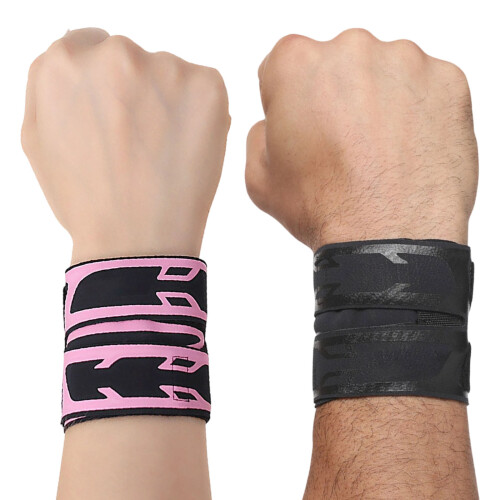 Wrist Support Wrap With Adjustable Strap Light Weight-Pink 1