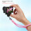 Adjustable Silicone Wrist Strap for Action Cameras-Pink Color 2