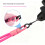 Adjustable Silicone Wrist Strap for Action Cameras-Pink Color 4