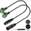 XLR 3-Core Screw Adapter with 30CM Cable for Microphone-Female 2