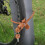Portable Silicone Cover Bike Cable Lock Creative Biscuits-brown 7