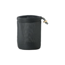 Portable Camping Cookware Storage Bag Breathable-Black 10x15cm