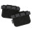 2Pcs Weight Lifting Gloves Palms Protectors Antislip Four-Black 1