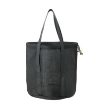 Mesh Camping Gebruiksvoorwerpen Opbergtas Ademende-Zwart 26x29cm