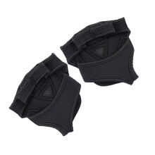 Weight Lifting Gloves Palms Protectors Antislip Four-Black XL