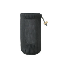 Breathable Camping Cookware Bag With Drawcord-Black 11x23cm