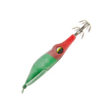 Fishing Squid Jig Lures Jig Squid Fishing-D red head green