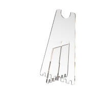 Clear Acrylic Bike Parking Rack Floor Stand-5mm thickness set
