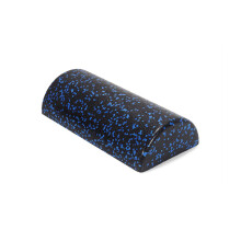 Rouleau d'exercice en mousse Pilates, Massage des-30cm noir bleu
