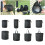 Mesh Camping Utensils Storage Bag Breathable-Black 27x35cm 3