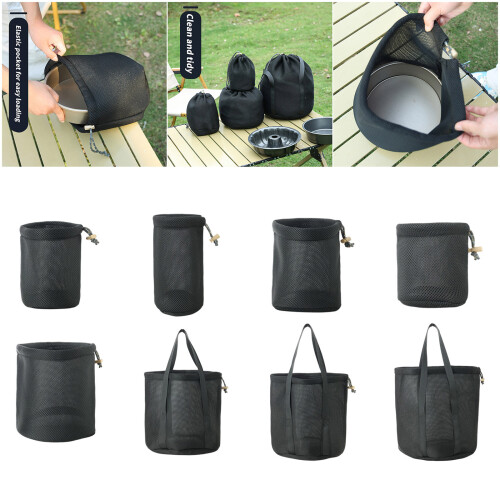 Camping Cookware Carriers Light weight-Green 22x24cm 2