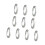 10pack Metal Bicycles Bottom Bracket Spacers Crankset-1mm 1