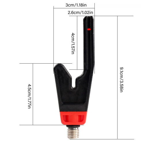 Universal Poles Bracket Head 3/8 Thread for Feeder Stand Fishing 2