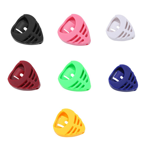 Triangles Guitar Pick Box Portable Quickly Access Pick Case-B 1