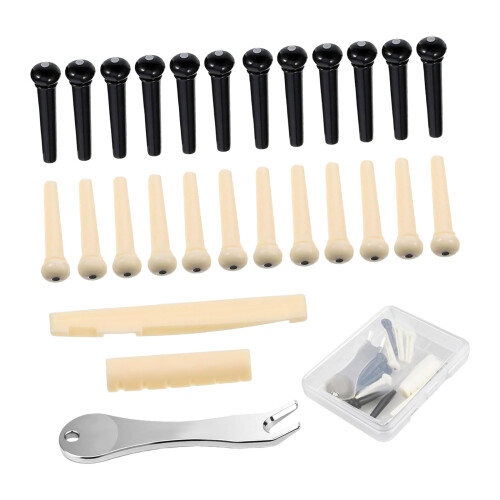 Universal Acoustic Guitar Bridge Pin Set Including-Set 2