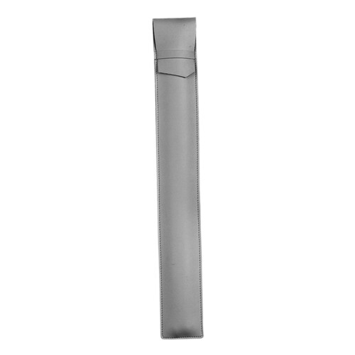 PU Leather Portable Drumsticks Storage Pouch Waterproof-Gray