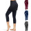 Pantalons de compression athlétiques pour femmes,-Gris M 3