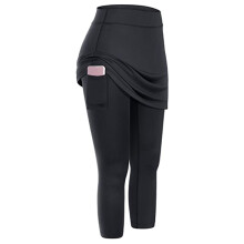 Stretch Pilates Tights for Women High Waist Workout-Black M