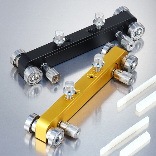 Multipurpose Guitar Maintenance Tool Aluminum Alloy Nut-Silver 1