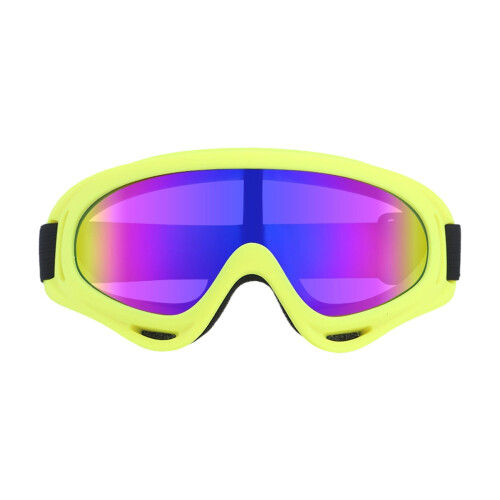 Fog Resistant Motorcycle Goggles Impact-yellow frame