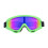 Flexible Adjustable Snow Goggles Fog Resistant-green frame 1