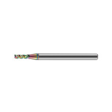 Heavy Duty 65 Degree 3 Flute End Mill Coated-1X3X4DX50L
