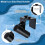 Heavy Duty Einstellbare Eis Angeln Schlitten Stange Halter 4