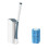 Toilet Brush and Holder Set Space Saving-Blue plus 8 replacem 1