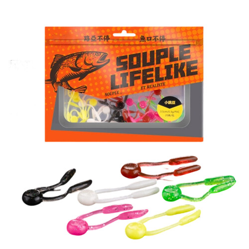 20lots 3D Simulation Fishing Lures Multiple-Multi color mix